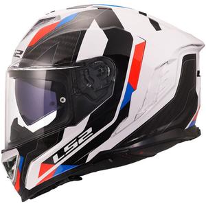 Integrálna helma na motorku LS2 FF818 Storm III Sporty lesklá bielo-modro-červená - II. akosť