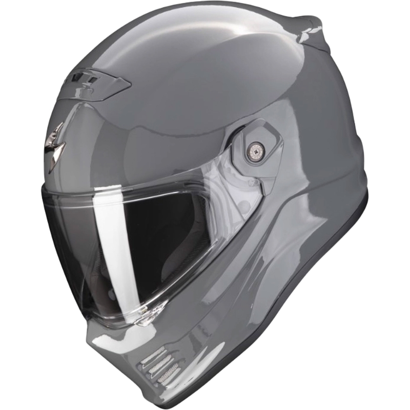 Integrálna prilba na motorku SCORPION COVERT FX cementová šedá - II. akosť
