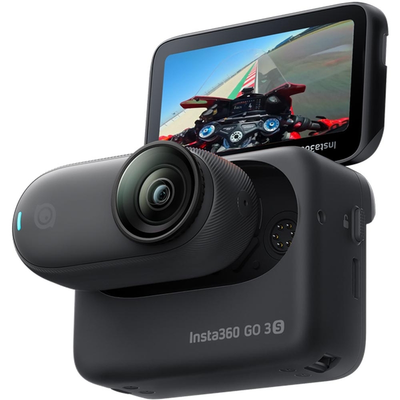 Akčná kamera Insta360 GO 3S Motorcycle In-Helmet POV Bundle čierna