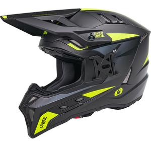 Motokrosová prilba O´Neal EX-SRS Magma čierno-fluo žltá