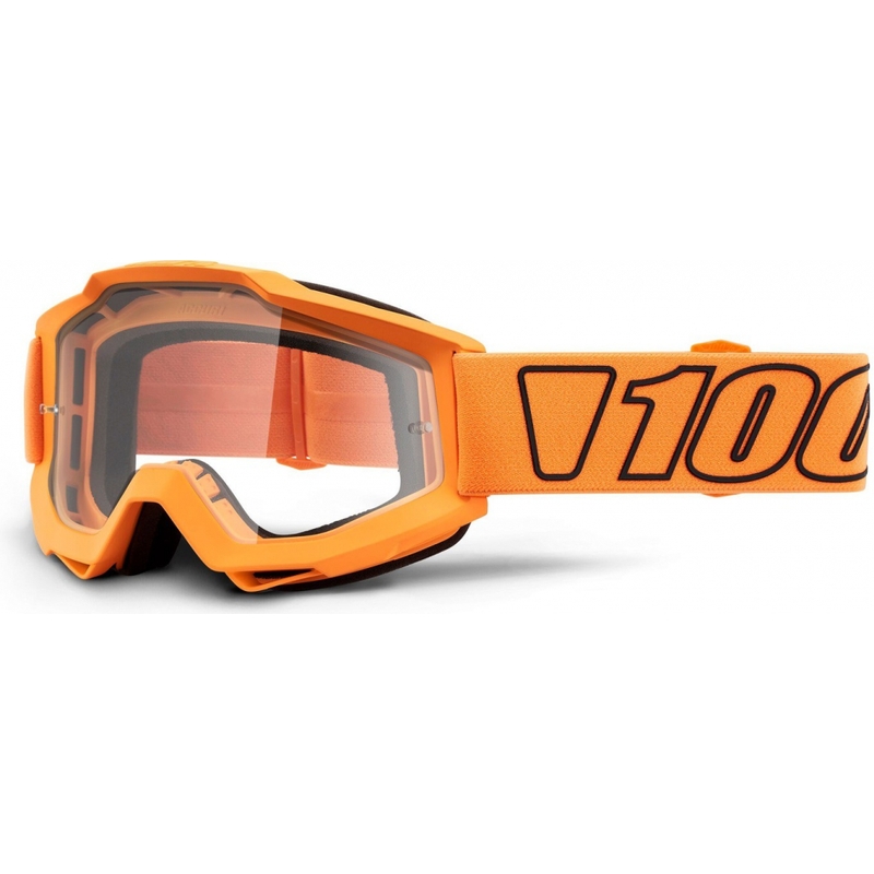 Motokrosové okuliare 100% AccurI LUMINARI (číre plexi)
