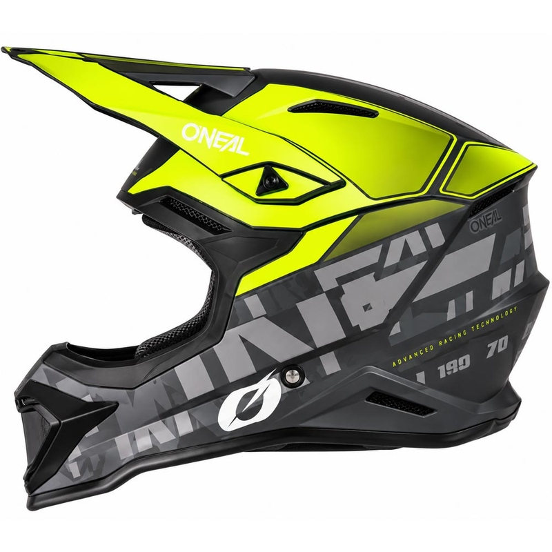 Motokrosová prilba O´Neal 1SRS Voltixx matná čierno-fluo žltá
