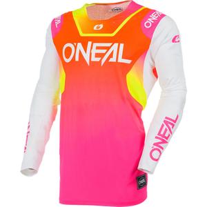 Motokrosový dres O´Neal Prodigy Five Six V.27 bielo-neónový