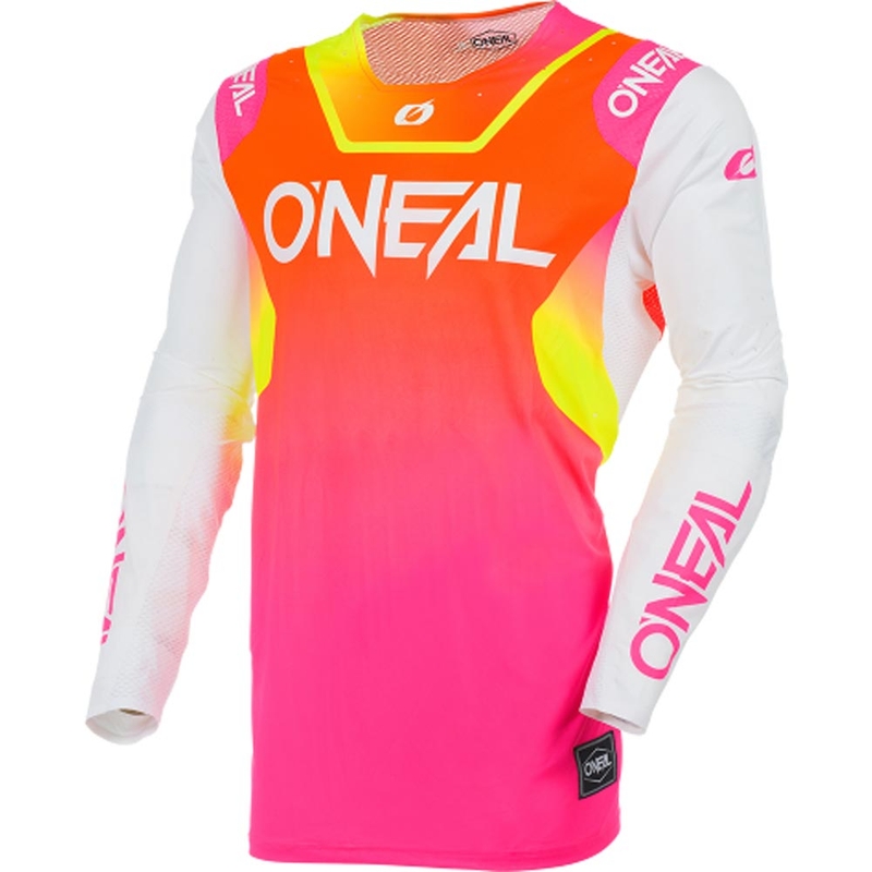 Motokrosový dres O´Neal Prodigy Five Six V.27 bielo-neónový