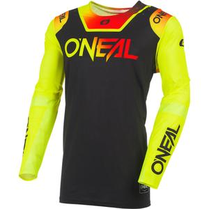 Motokrosový dres O´Neal Prodigy Five Six čierno-fluo žlté