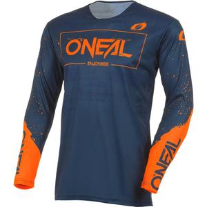 Motokrosový dres O'Neal Mayhem Paint modro-oranžový
