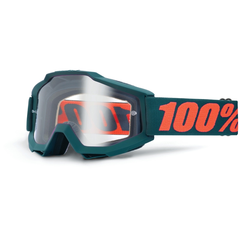 Motokrosové okuliare 100% Accuri OTG Gunmetal (číre plexi)