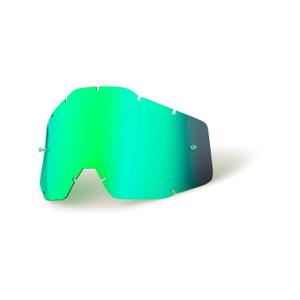 Zelené chróm plexi pre detské okuliare 100% Accuri/Strata