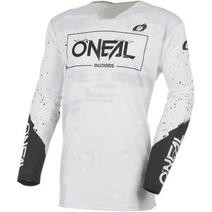Motokrosový dres O'Neal Mayhem Paint bielo-čierny