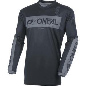 Motokrosový dres O'Neal Element Racewear čierno-sivý