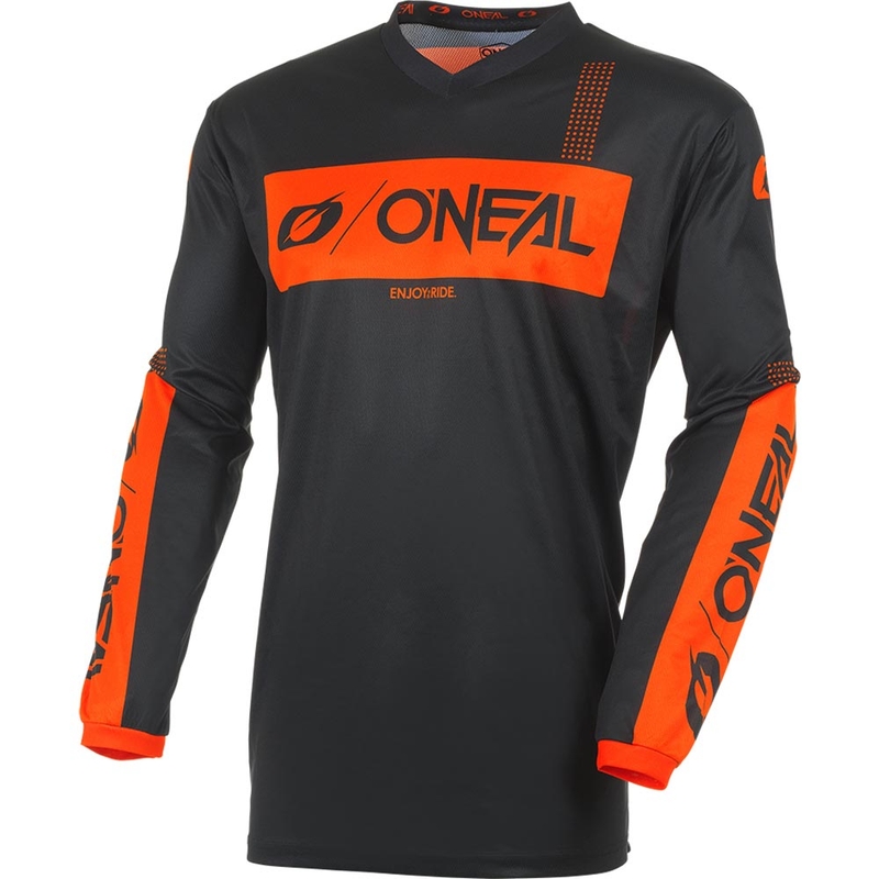 Motokrosový dres O'Neal Element Racewear čierno-oranžový