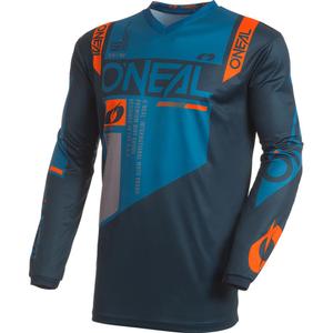Motokrosový dres O'Neal Element Factor modro-oranžový