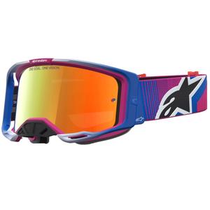 Motokrosové brýle Alpinestars Vision 8 Maven červeno-černé