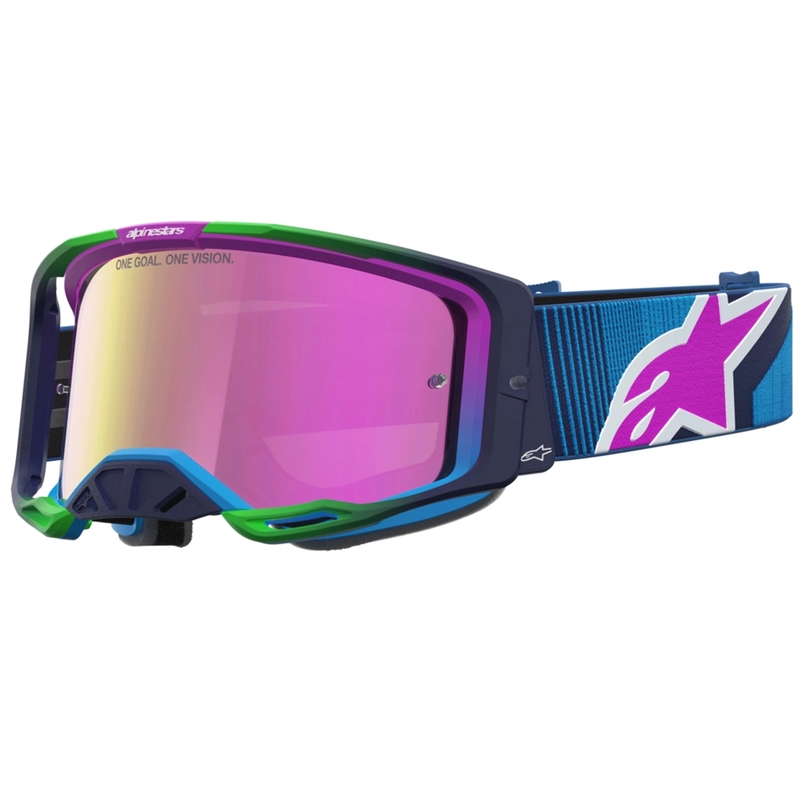 Motokrosové brýle Alpinestars Vision 8 Maven modro-fialové