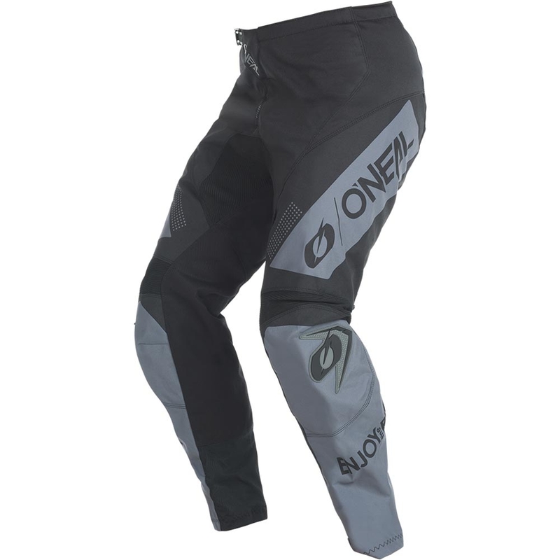 Motokrosové nohavice O'Neal Element Racewear čierno-šedé