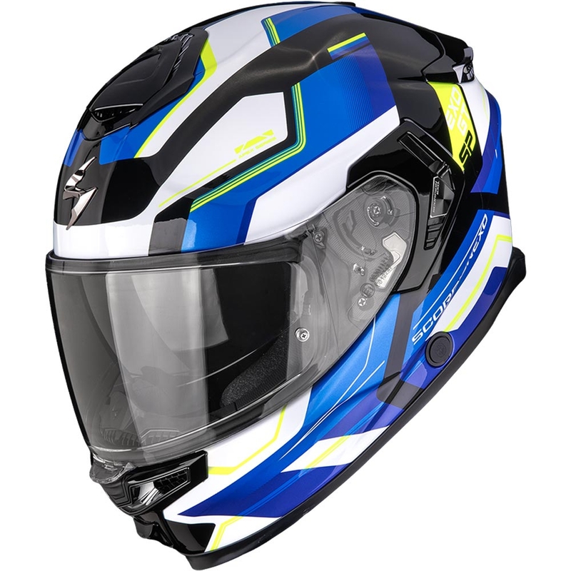 Integrálna prilba na motorku Scorpion EXO-GT SP Air Arkon čierno-bielo-modrá
