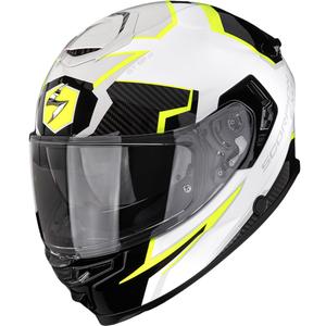 Integrálna prilba na motorku Scorpion EXO-GT SP Air Atlas bielo-čierno-fluo žltá