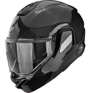 Preklápacia helma na motorku Scorpion EXO-TECH II Carbon Solid čierna