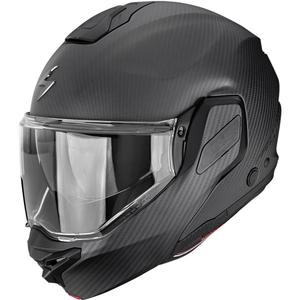 Preklápacia helma na motorku Scorpion EXO-TECH II Carbon Solid matná čierna