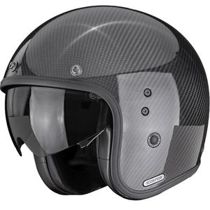 Otvorená prilba na motorku Scorpion Belfast II Carbon Solid čierna