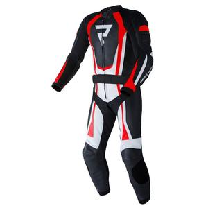 Kombinéza na motocykel Rebelhorn Piston II PRO čierno-bielo-fluo červená výpredaj