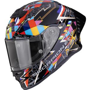 Integrálna prilba na motorku Scorpion EXO-R1 EVO II Air Pouls čierno-viacfarbená