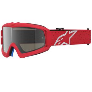 Dětské motokrosové brýle Alpinestars Vision Youth Vesta fluo červeno-chromové