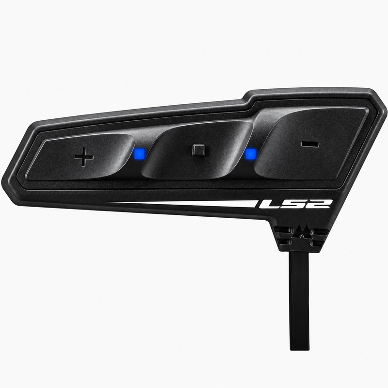 Bluetooth intercom LS2 Spectrum EVO čierny