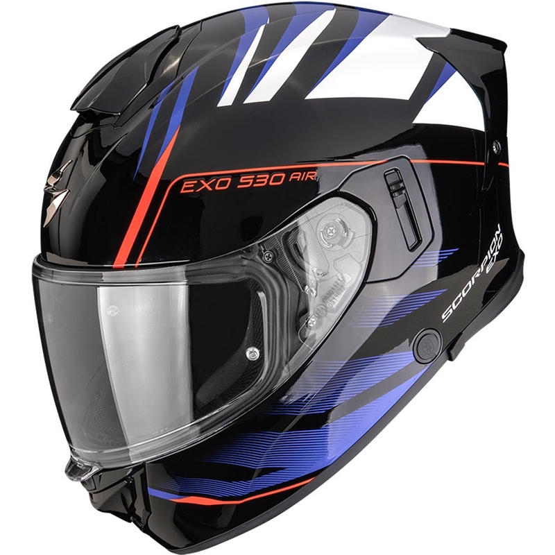 Integrálna helma na motorku Scorpion EXO-530 Air Tigris čierno-modro-biele
