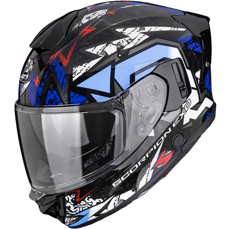 Integrálna helma na motorku Scorpion EXO-530 Air Meteor čierno-modrá