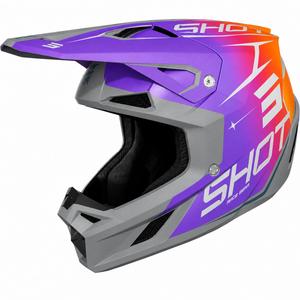 Motokrosová prilba Shot Speed Side matná fialová