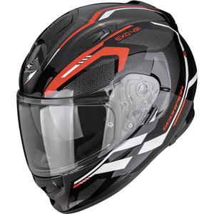 Integrálna helma na motorku Scorpion EXO-491 KRIPTA čierno-červeno-biela