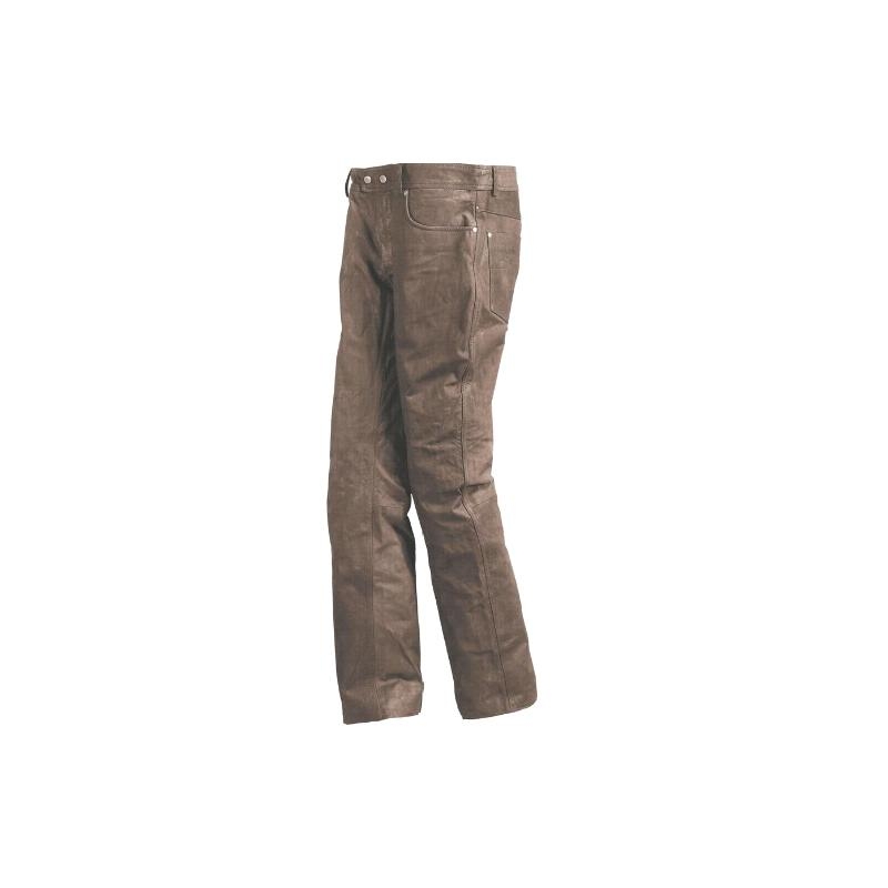 Motocyklové kalhoty kožené Highway Kansas L.Jeans hnědé dámské vypredaj výpredaj