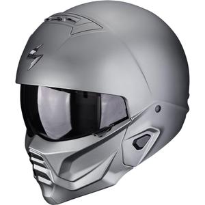 Modulárna helma na motorku Scorpion EXO-COMBAT II Solid matná titánovo šedá