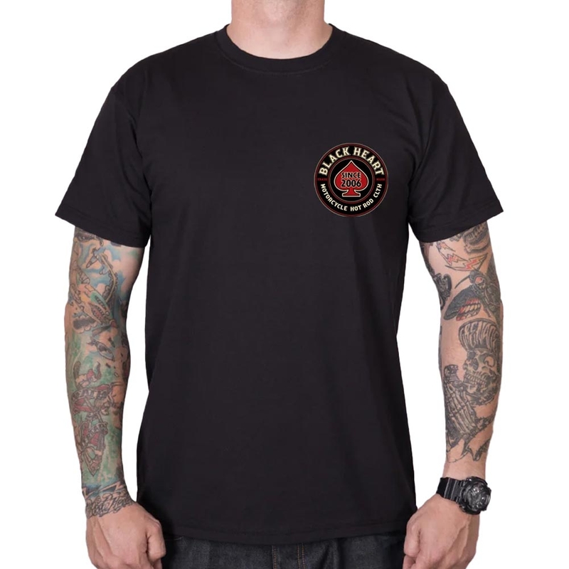 Tričko Black Heart Trapper čierne