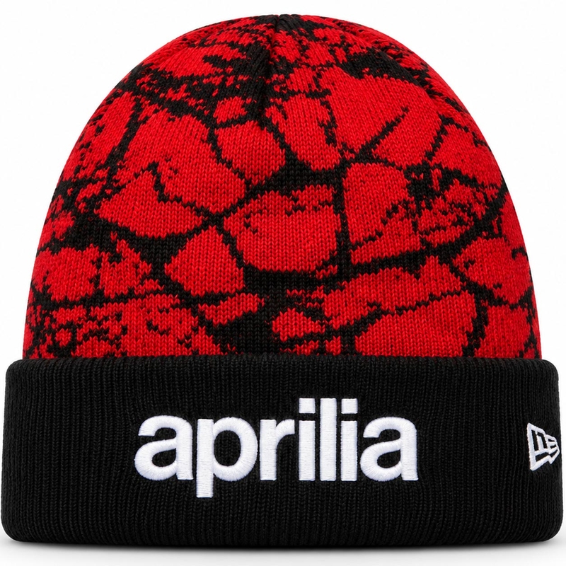 Čiapka Aprilia Racing s logom červeno-čierna