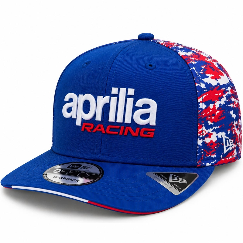 Šiltovka Aprilia Racing x New Era edícia Le Mans modrá