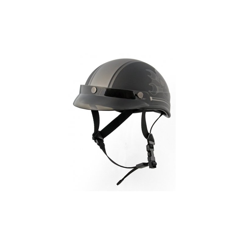 Moto přilby braincap Rusty Pistons Skull