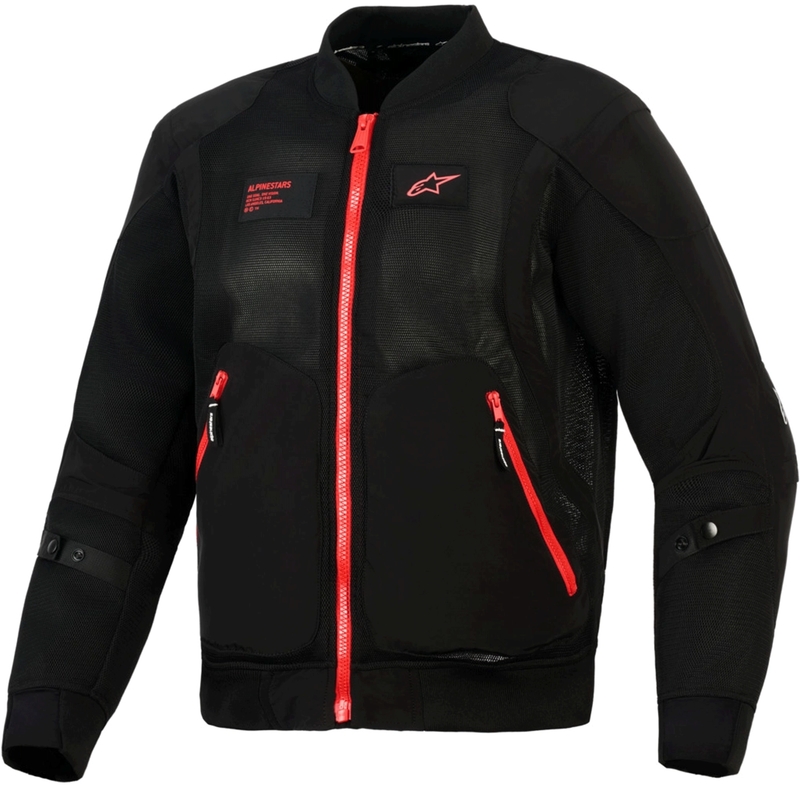 Bunda na motorku Alpinestars Flight Air černo-červená