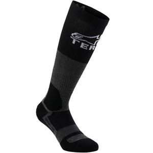 Ponožky Alpinestars AT 8 Merino šedo-čierne