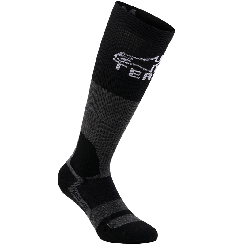 Ponožky Alpinestars AT 8 Merino šedo-čierne