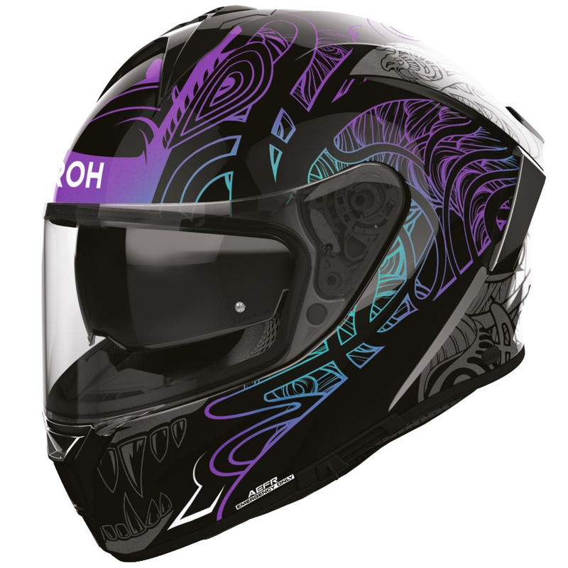 Integrálna helma na motorku Airoh Spark 2 Silk čierno-fialová
