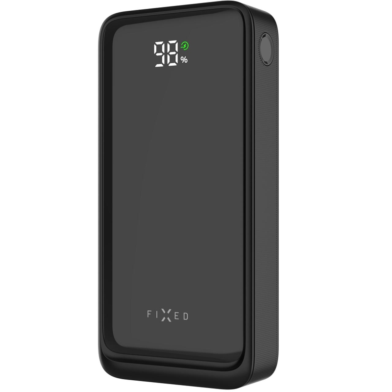 Powerbanka FIXED Zen2 20 20 000 mAh PD 20 W s LCD displejom čierna