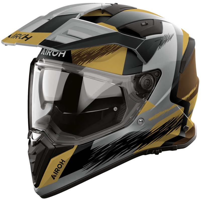 Enduro helma na motorku Airoh BADX-X Airspeed matná piesková