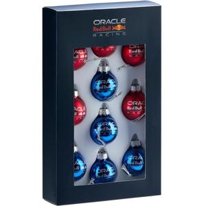 Set vianočných ozdôb Red Bull Christmas Bauble 10 ks tmavo modro-červené