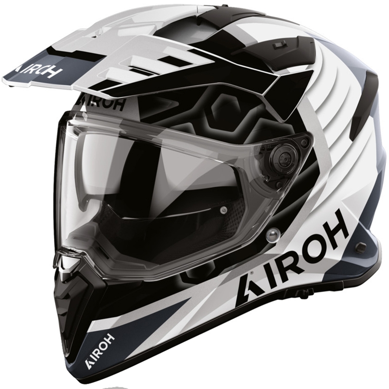 Enduro helma na motorku Airoh BADX-X Cube sivá