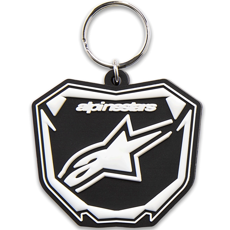 Klíčenka Alpinestars Plate černo-bílá
