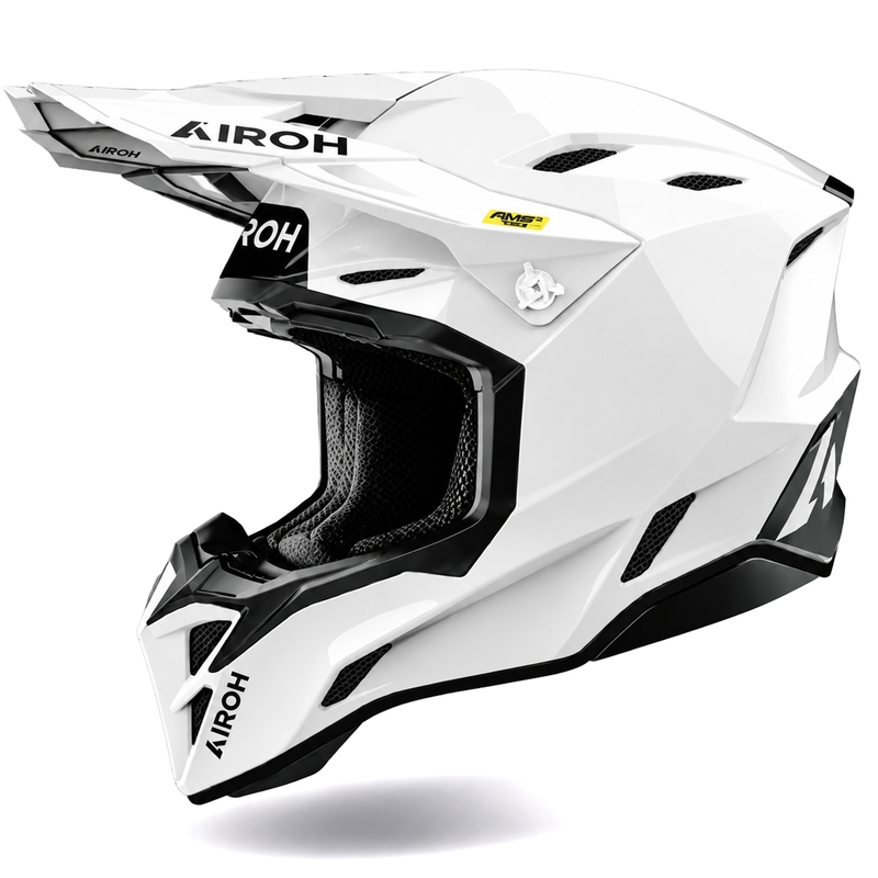 Motokrosová prilba na motorku Airoh Aviator Factory Color biela