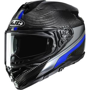 Integrálna helma na motorku HJC F72 Carbon Eos MC2 čierno-modrá