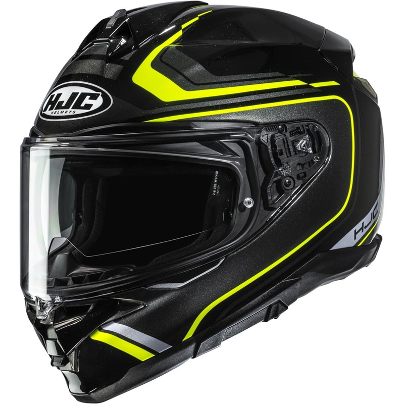 Integrálna helma na motorku HJC F72 Oflo MC3H čierno-fluo žltá